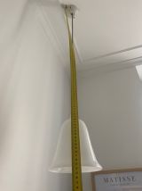 Lampe /suspension tulipe baladeuse opaline