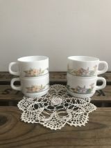 4 tasses à café arcopal