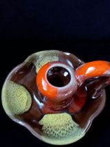 Bougeoir céramique flammée Vallauris