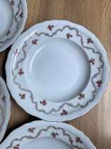 Set de 6 assiettes creuses en porcelaine