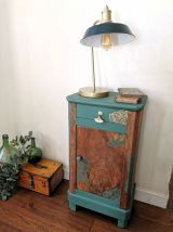 chevet motif végétal