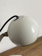 Lampe vintage EYE BALL. 1970. Blanc.