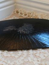 Grand Plat en verre - Long. 46 cm ! - Art Déco