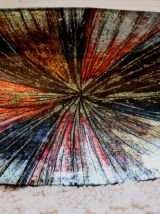 Grand Plat en verre - Long. 46 cm ! - Art Déco