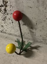 Patère 2 boules années 50