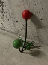 Patère 2 boules années 50