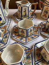 Service à thé ou à chocolat Henriot Quimper