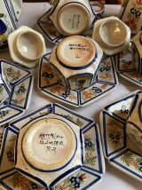 Service à thé ou à chocolat Henriot Quimper