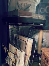 Porte platine, disques et revues