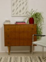 Commode scandinave année 60,  3 tirroirs. Ref Romy