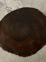 Tabouret tripode brutaliste