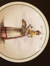 Lot de 7 assiettes à dessert "Métier du vieux Paris"