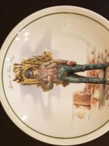 Lot de 7 assiettes à dessert "Métier du vieux Paris"