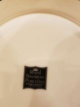 6 assiettes à dessert porcelaine Bavaria
