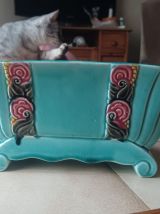 JOLIE JARDINIÈRE A DECOR DE FLEURS ART DECO