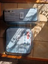 LOT DE 2 PLATS A FOUR PYREX NEUFS