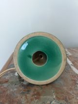 Pied de lampe en céramique Art Déco en forme de bougeoir