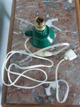 Pied de lampe en céramique Art Déco en forme de bougeoir