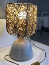Lampe en céramique années 70