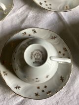 Service à café porcelaine de luxe Limoges ADP
