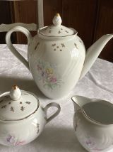 Service à café porcelaine de luxe Limoges ADP