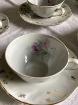 Service à café porcelaine de luxe Limoges ADP