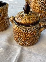 Service à café émaux miel