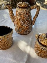 Service à café émaux miel