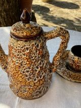 Service à café émaux miel