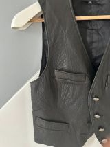 Gilet cuire véritable marque Et Vous Paris