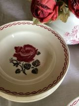 11 assiettes creuse modèle Germaine Badonviller 