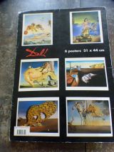 6 Poster "DALI" dans pochette cartonnée 