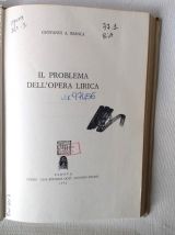 Il problema dell'opera lirica par Giovanni A. Bianca 