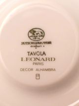 Service à thé Hutschenreuther Tavola Leonard Paris. Décor Al