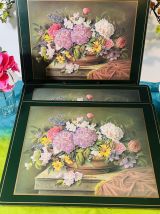 Sets de tables vintage motifs floraux