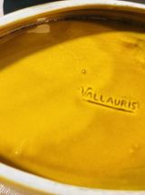 Vide poche Vallauris céramique ovale.
