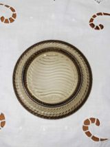 3 coupelles en verre fumé, vintage, VEROPA