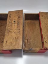Duo de boîtes en bois