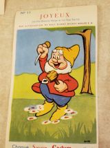 13 cartes savon Cadum Walt disney + 2 offertes