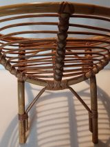fauteuil en rotin enfant