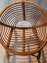 fauteuil en rotin enfant