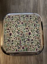 Tabouret classique suédois AWAB. Motif Stig Lindberg