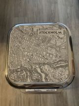 Tabouret classique Suédois. Motif Stockholm.