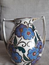 Vase vintage en céramique signé Alpho 