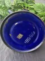 Cafetière émaillée bleu cobalt fabriqué en Pologne