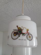 Suspension vintage - sérigraphie Automobile - 1970