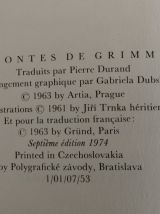 Contes de GRIMM - Editions Gründ 1974