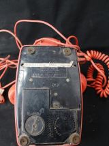 Téléphone vintage C-SELF Thomson orange 