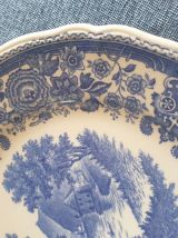 Ensemble porcelaine Burgenland bleu