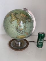 Globe terrestre vintage 1960 Verre JRO Verlag globus - 33 cm